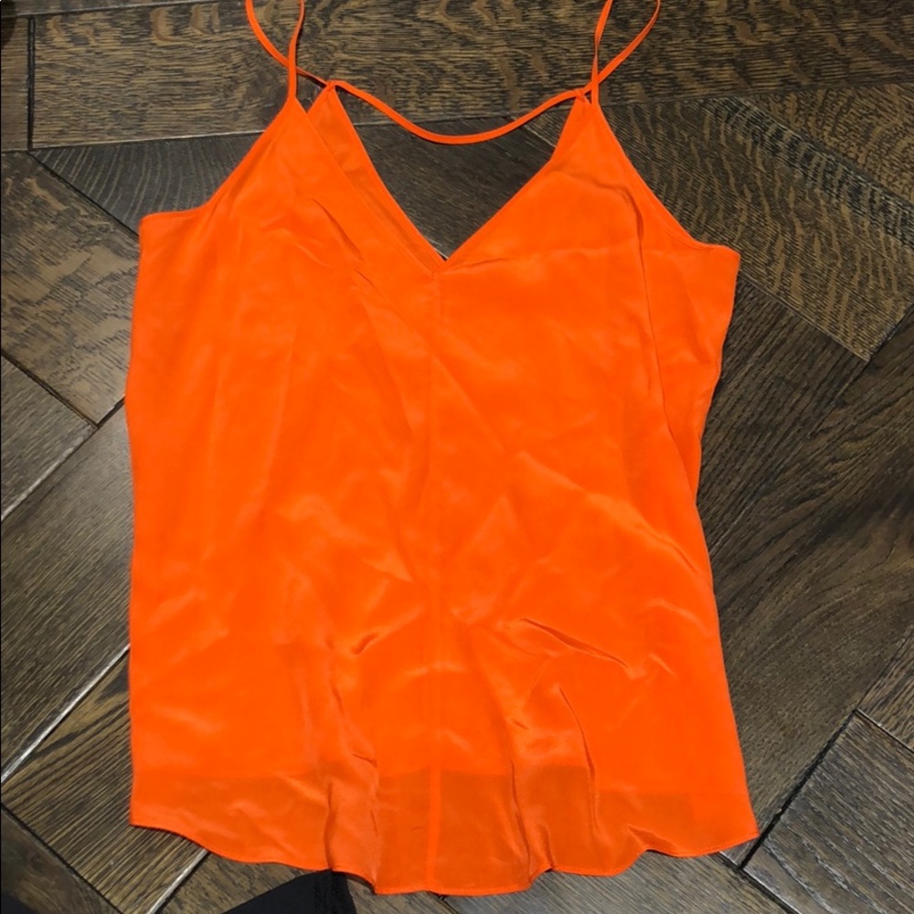 Satin Orange Tank